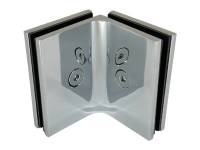 06483 31 Коннектор Wellness, стекло-стекло 90°, полированный хром, Германия