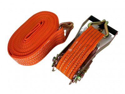 Ремень для крепления грузов, с трещоткой, с храповым механизмом