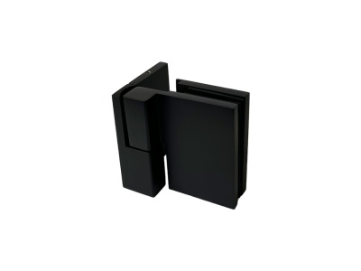 L-5203L Петля стена-стекло 90°, с открытием наружу и автоподъемом, черный мат