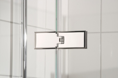 06130 31 Петля Milano, стекло-стекло 180°, цвет глянцевый хром