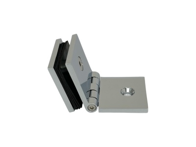 SH-B90, Коннектор L-образный регулируемый стекло-стена, полированный хром