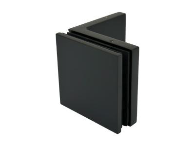 07490 65 Коннектор Milano Original, стена-стекло 90°, черный матовый, Германия