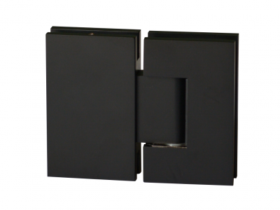 L-5103AD Петля стекло-стекло 180°, с регулир. 0 полож. черный мат