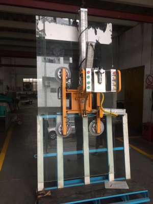 SH-QFX04-03 пневматический вакуумный подъемный механизм / 300 кг / наклон и вращение