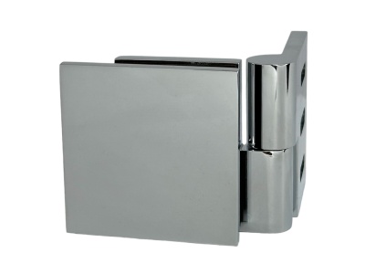 07195 31 Коннектор Milano Pur, стена-стекло 45° – 180° (с регулируемым углом), полированный хром, Германия