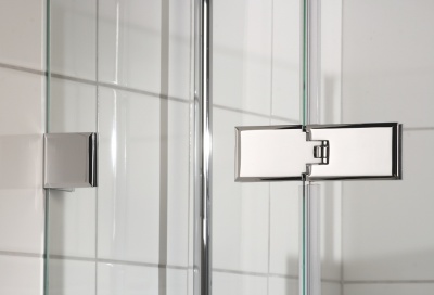 06110 31 Петля Milano, стена-стекло 90°, цвет глянцевый хром