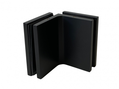 L-5305, Коннектор L-образный стекло-стекло 90°, черный матовый ORB