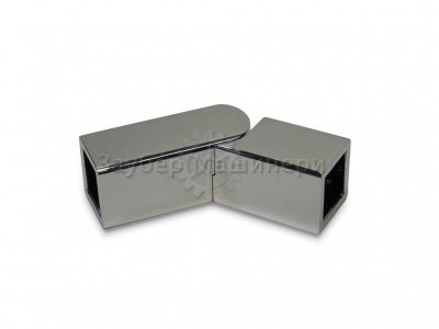 L-2745, Соединитель труба-труба, с произвольным углом 90°-180°, хром полированный