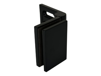 07196 81 Коннектор Milano Pur, стена-стекло 45° – 180° (с регулируемым углом), черный матовый, Германия