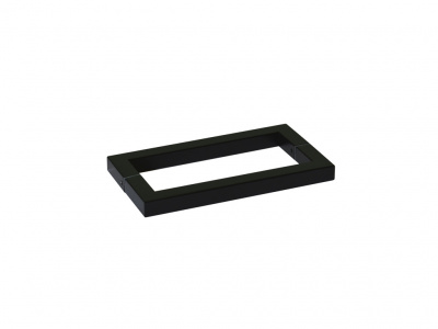 L-2856, Ручка-полотенцесушитель, 19x19x203 мм, черный мат