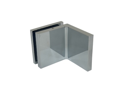 GC90-B1-CV Коннектор L-образный стена-стекло 90°, хром полированный