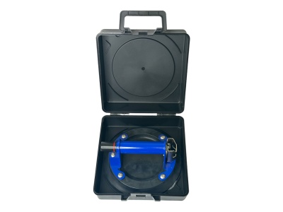 Присоска металлическая одинарная с подкачкой, для плоских материалов, г/п до 240 кг, в чемодане