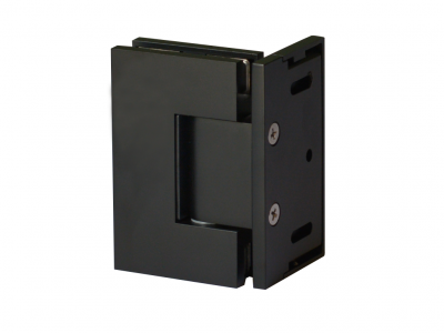 L-5102AD Петля стена-стекло 90°, с регулир. 0 полож. черный мат