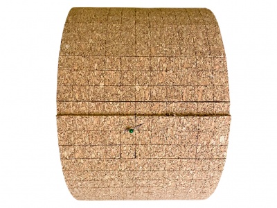 Пробковая прокладка в рулоне, размер 15х15 мм, толщина 3 мм (клеящий слой, 15'000 шт)