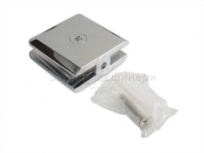 ZM-731-1, Коннектор стена-стекло, цвет полированный хром CP