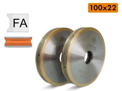 100x22 FA трапеция 1DD6Y алмазные круги с охлаждением intermac master 33 diamut glaston royal