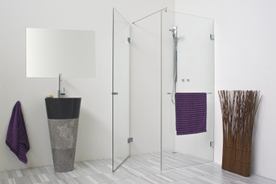 06110 31 Петля Milano, стена-стекло 90°, цвет глянцевый хром