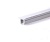 Заглушка на П-обр профиль для стекла 8 мм, L=1000 мм, хром полированный