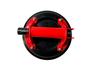 Присоска пластиковая одинарная с подкачкой, для плоских материалов, г/п до 100 кг, в чемодане