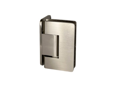 [ZM-305A] Петля душевая L-образная (монтаж стена-стекло 90°), цвет матовый хром SC