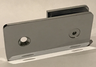 ZM-723, Коннектор стена-стекло 180°, цвет полированный хром CP