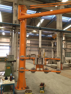 SH-QFX04-03 пневматический вакуумный подъемный механизм / 300 кг / наклон и вращение