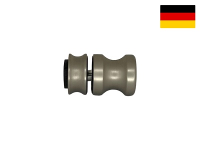 05013 55 Ручка кноб с резиновым торцом, сатинированный никель, 35 мм, Германия