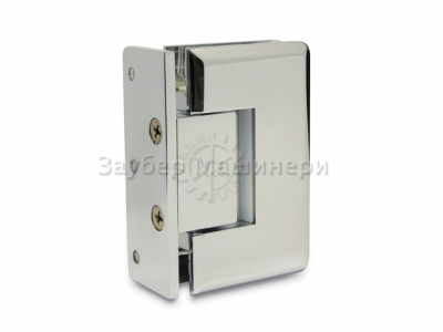 [ZM-305C] Петля душевая из латуни с регулир. 0 полож. (монтаж стена-стекло 90°)