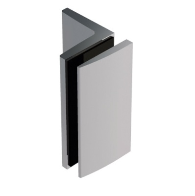 81083 31 Коннектор Bella, стена-стекло 90°, полированный хром, Германия