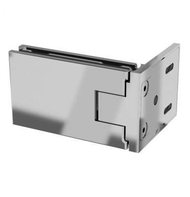 07412 31 Петля Milano Premium, стена-стекло 90° цвет глянцевый хром