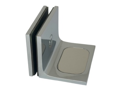 06480 31 Коннектор Wellness стена-стекло 90° (с крышкой), полированный хром, Германия