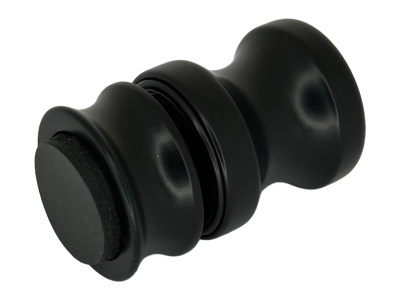 05013 81 Ручка кноб с резиновым торцом, черный матовый, 35 мм, Германия