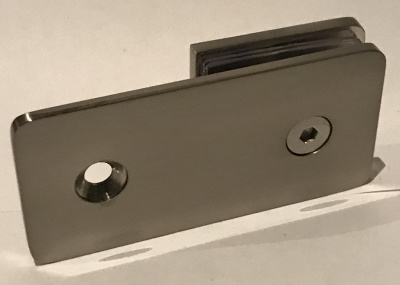 ZM-723, Коннектор стена-стекло 180°, цвет матовый хром SC