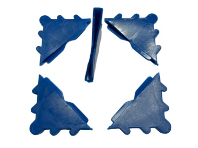 (Премиум) Защитные уголки для стекла, зеркал, металла, дерева, толщиной до 2 мм (упаковка 100 шт)