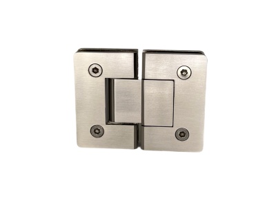 [ZM-303A] Петля душевая (монтаж стекло-стекло 180°), цвет матовый хром SC