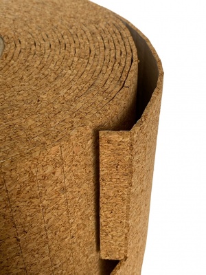 Пробковая прокладка в рулоне, размер 15х15 мм, толщина 3 мм (клеящий слой, 15'000 шт)