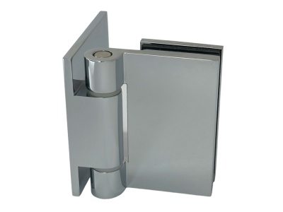 06410 31 Петля Wellness, стена-стекло 90°, открытие наружу, полированный хром, Гармания