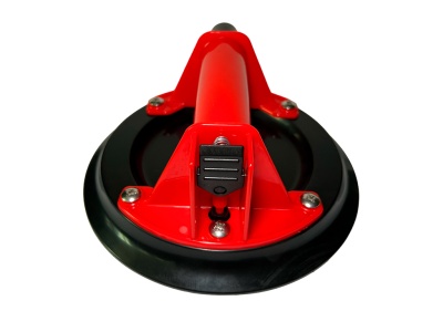 Присоска пластиковая одинарная с подкачкой, для плоских материалов, г/п до 100 кг, в чемодане