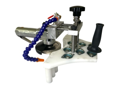 Пневматический портативный шлифовально-полировальный станок для обработки кромки стекла, PMGG-15