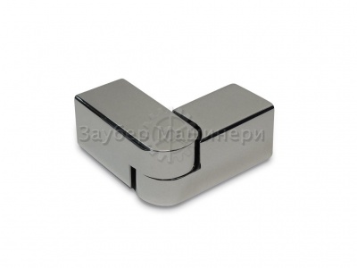 L-2745, Соединитель труба-труба, с произвольным углом 90°-180°, хром полированный