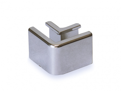 ACC-7, Уголок для профиля 8 мм, хром полированный