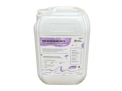 ZM Aceclean 6670 - Ацеклин 6670 - жидкость для очистки станков от стекольного шлама, канистра 10 литров.