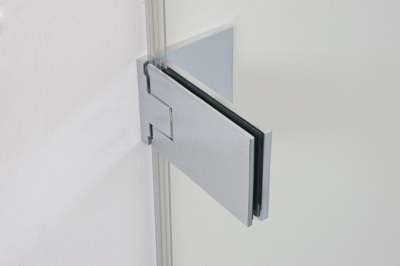 07412 31 Петля Milano Premium, стена-стекло 90° цвет глянцевый хром