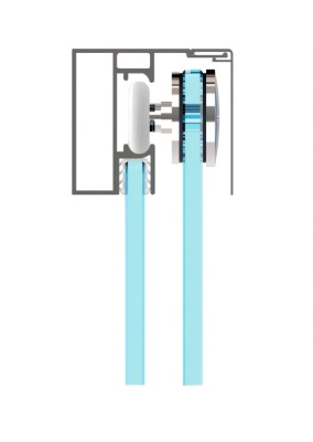 S001S-00 Трек прямоугольный с крышкой, матовый черный