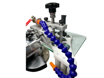 Пневматический портативный шлифовально-полировальный станок для обработки кромки стекла, PMGG-15