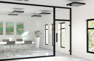 07812 65 Петля Milano Original, стена-стекло 90°, цвет матовый черный