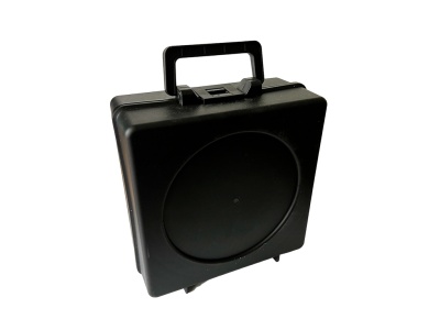 Присоска пластиковая одинарная с подкачкой, для плоских материалов, г/п до 100 кг, в чемодане